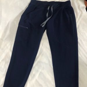 Nursing fig pants navy blue